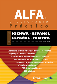 portada Diccionario Kichwa- Español