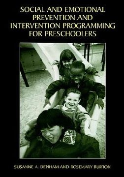 portada social and emotional prevention and intervention programming for preschoolers (en Inglés)