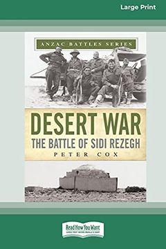 portada Desert War: The Battle of Sidi Rezegh [Standard Large Print 16 pt Edition] (en Inglés)