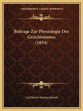 portada Beitrage Zur Physiologie Des Gesichtssinnes (1834) (en Alemán)