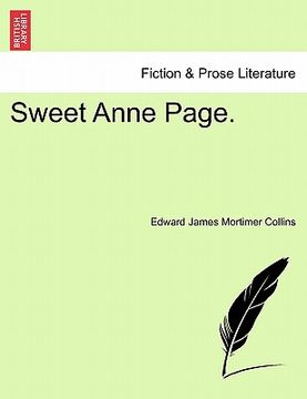 portada sweet anne page. (en Inglés)