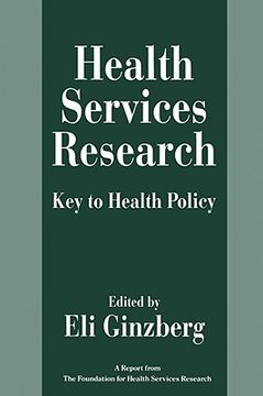 portada health services research: key to health policy (en Inglés)