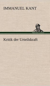 portada Kritik Der Urteilskraft (en Alemán)