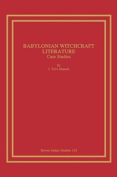portada babylonian witchcraft literature: case studies (en Inglés)