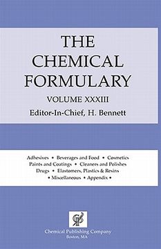 portada chemical formulary volume 33 (en Inglés)