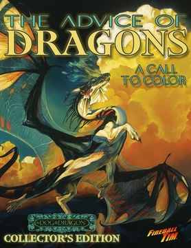 portada THE ADVICE OF DRAGONS - A Call to Color Coloring Book (in English)