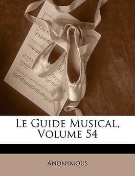 portada le guide musical, volume 54