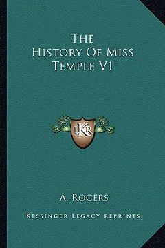 portada the history of miss temple v1 (en Inglés)