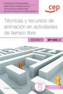 portada Manual Tecnicas y Recursos de Animacion en Actividades de Tiempo