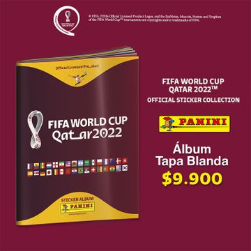 portada Álbum Tapa Blanda Fifa Mundial Qatar 2022