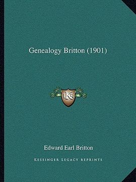 portada genealogy britton (1901) (en Inglés)