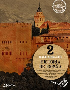 portada Historia de España 2º Bachillerato Operación Mundo Galicia 