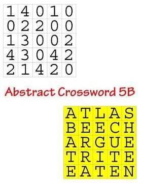portada Abstract Crossword 5B (en Inglés)