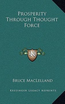 portada prosperity through thought force (in English)