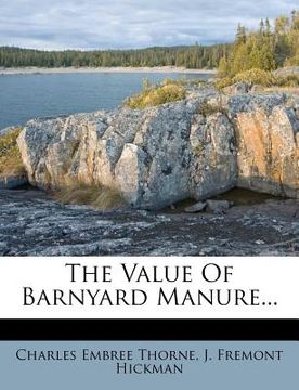 portada the value of barnyard manure... (in English)