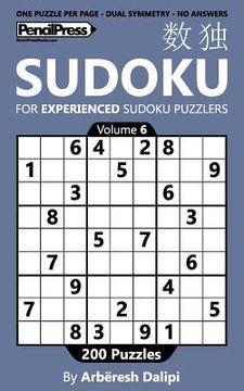 portada Sudoku Book for Experienced Puzzlers: 200 Puzzles (Volume 6) (en Inglés)