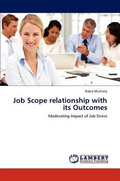 portada job scope relationship with its outcomes (en Inglés)