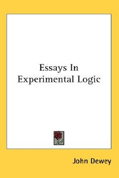 portada essays in experimental logic (in English)