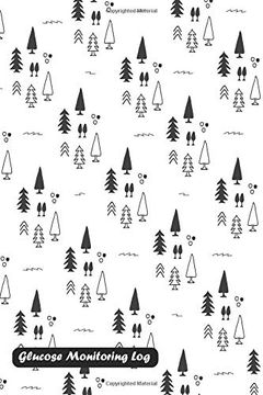 portada Glucose Monitoring Log: Christmas Tree Pattern Cover (en Inglés)