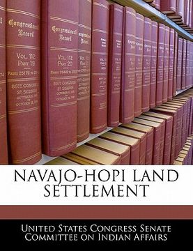 portada navajo-hopi land settlement (en Inglés)