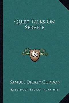 portada quiet talks on service