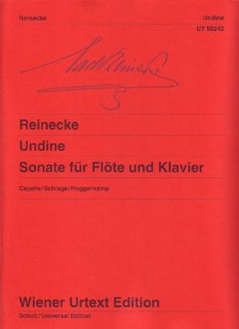 portada Undine, Sonate for Flute and Piano