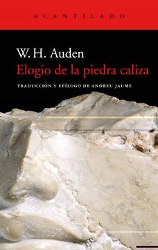portada Elogio de la Piedra Caliza (in Spanish)