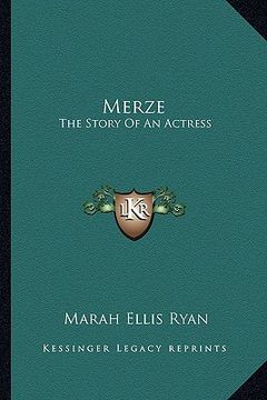 portada merze: the story of an actress (en Inglés)