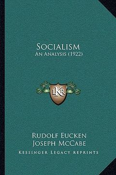 portada socialism: an analysis (1922) (in English)