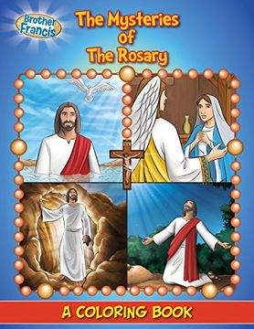 portada Coloring Book: The Mysteries of the Rosary (Coloring Storybooks) (en Inglés)
