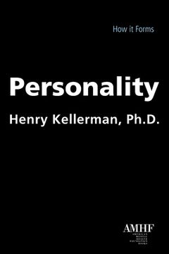 portada Personality: How It Forms (in English)