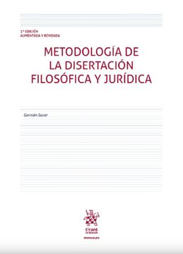 portada Metodología de la Disertación Filosófica y la Jurídica / 2 ed.