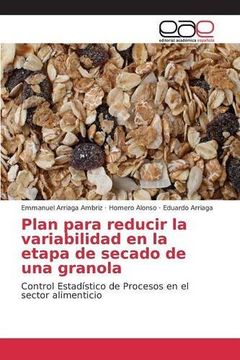 portada Plan para reducir la variabilidad en la etapa de secado de una granola