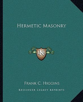 portada hermetic masonry (en Inglés)