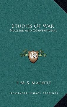 portada studies of war: nuclear and conventional (in English)