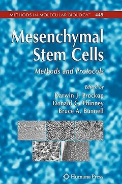 portada mesenchymal stem cells: methods and protocols (en Inglés)