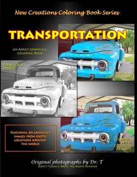 portada New Creations Coloring Book Series: Transportation (en Inglés)
