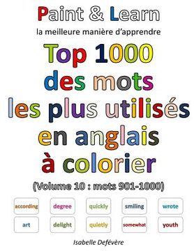 portada Top 1000 des mots les plus utilisés en anglais (Volume 10: mots 901-1000) (en Francés)