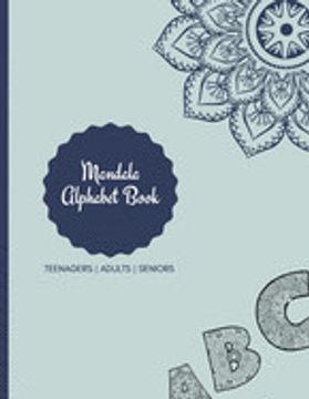 portada Mandala Coloring Book: Mandala Coloring Book for Adults: Beautiful Large Print Patterns and Floral Letters Coloring Page Designs for Girls, b
