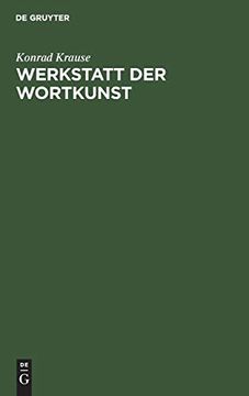 portada Werkstatt der Wortkunst (en Alemán)