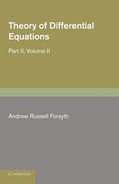 portada Theory of Differential Equations: Volume 2 (Theory of Differential Equations 6 Volume Set) (in English)