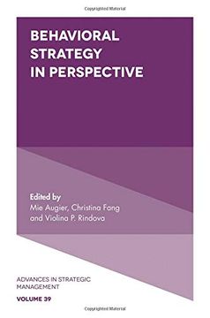 portada Behavioral Strategy in Perspective: 39 (Advances in Strategic Management) (en Inglés)