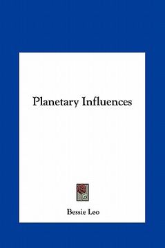 portada planetary influences (en Inglés)