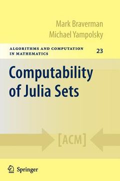 portada computability of julia sets (en Inglés)