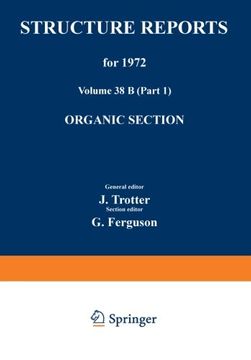 portada Structure Reports for 1972: Organic Section (Structure Reports B)