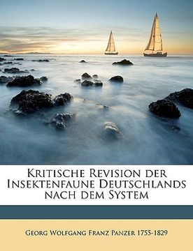 portada Kritische Revision Der Insektenfaune Deutschlands Nach Dem System Volume Bd. 1 (in German)