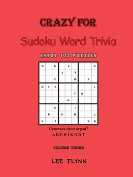 portada Crazy for Sudoku Word Trivia Volume Three (en Inglés)