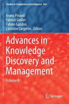 portada Advances in Knowledge Discovery and Management: Volume 8 (en Inglés)