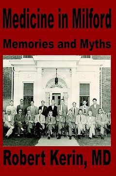 portada medicine in milford: memories and myths (en Inglés)