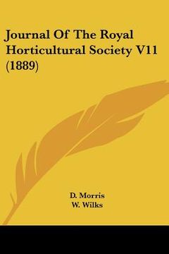 portada journal of the royal horticultural society v11 (1889) (en Inglés)